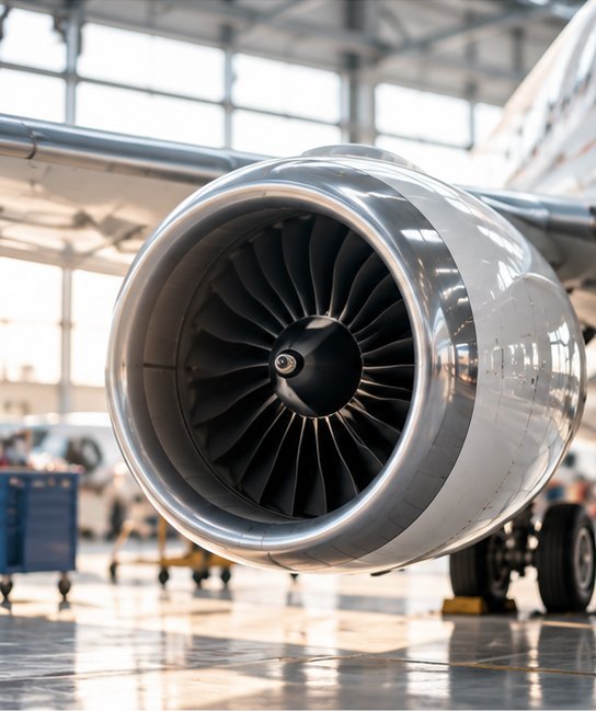 Turbine powered aeroplane