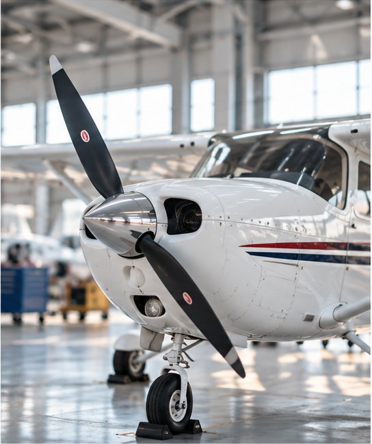 Piston engine aeroplane