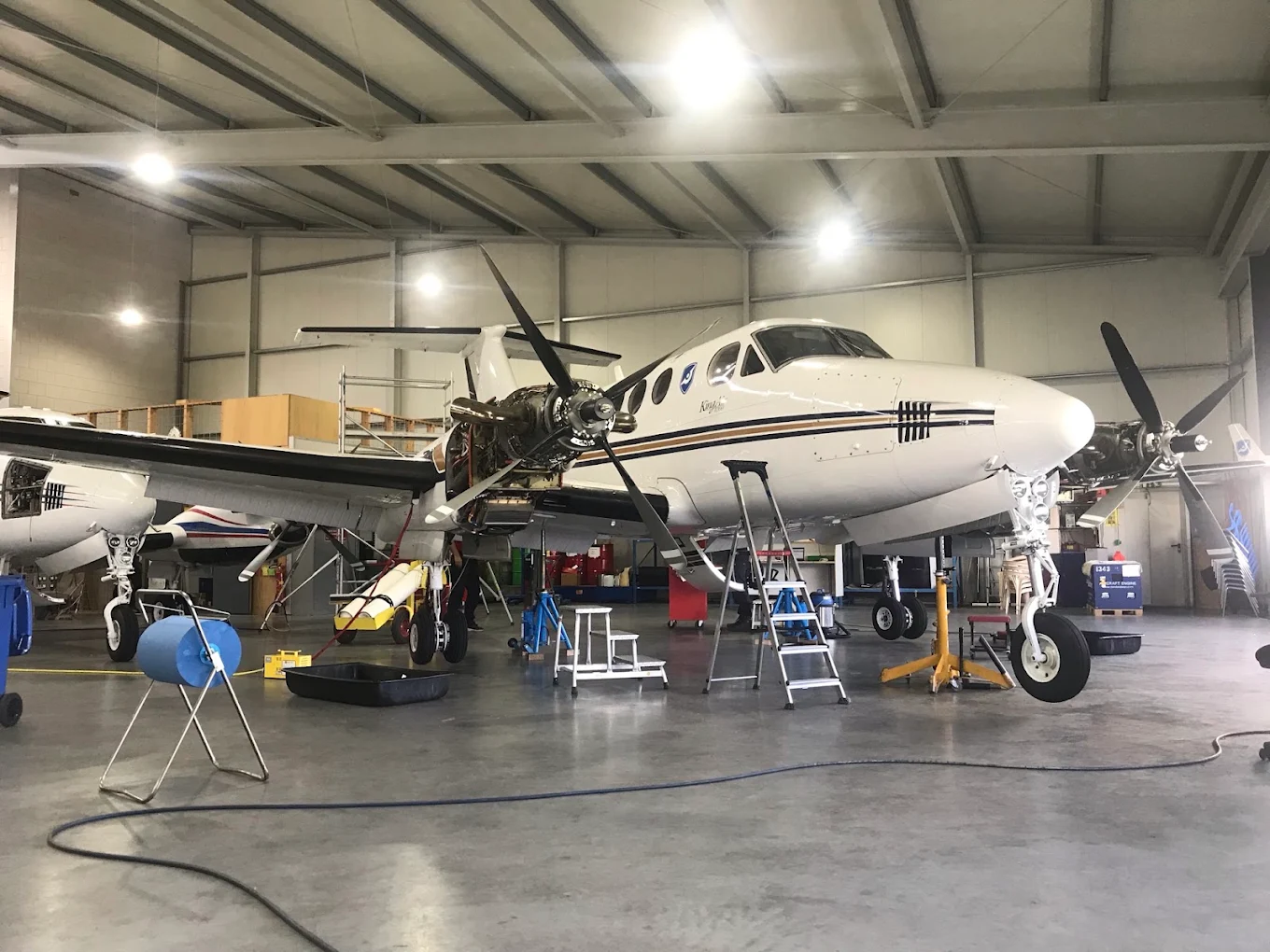 Theory and practical aircraft maintenance training at EAAT
