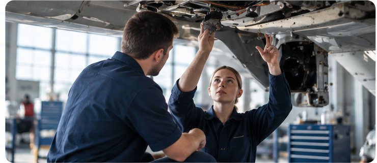 On-the-job aircraft maintenance training